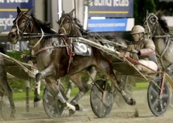 A track-soaked John Dunn and Sundees Son