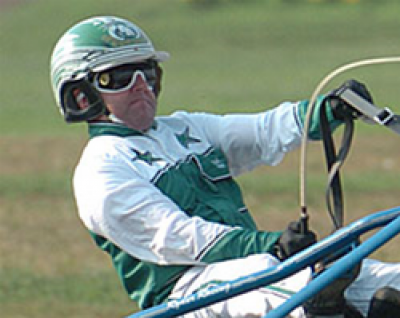 Winning driver Daniel Dube