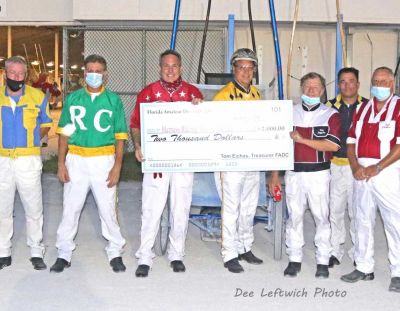 The Florida Amateur Driving Club added to their vast resume of contributions with a $2,000 donation to the Trotting Museum and Hall of Fame on Sunday night.