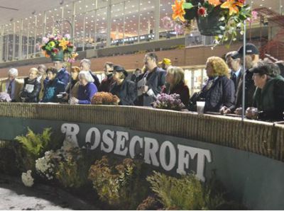 Rosecroft Raceway is allowed 300 spectators per race card