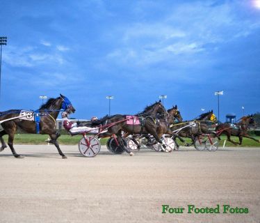 Action at Hawthorne Race Course