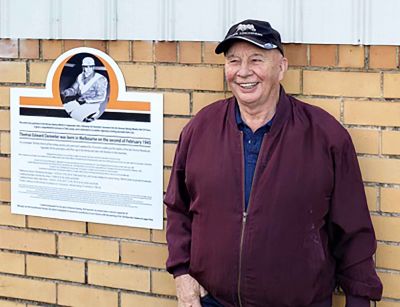 Champion horseman Ted Demmler Ted Demmler was left shocked and humbled after a stabling complex was named in his honour.