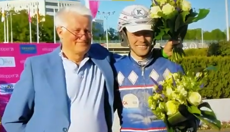 Anders Lindqvist with driver Kevin Oscarsson