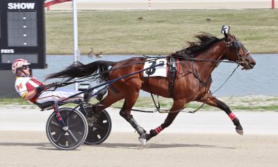 Winning Ticket and driver Aaron Merriman