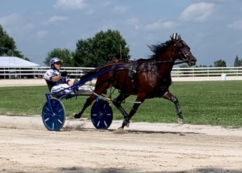 Hauser on fire at What Cheer, Iowa