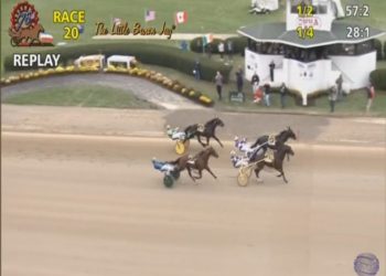 Little Brown Jug photo finish to Lou’s Pearlman