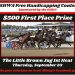 $500 cash in free USHWA Little Brown Jug contest