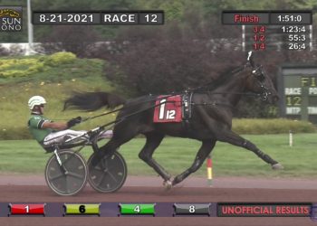 Captain Corey breezes in $50,000 trot