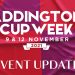 Cup Week will be closed to the public