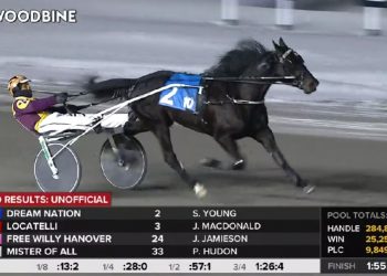 Dream Nation draws off in feature trot