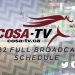 2022 COSA TV show schedule