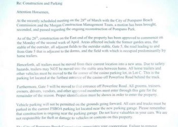 Low blow; poor April Fool’s joke at Pompano