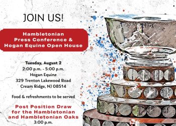 Free invite to attend Hambletonian draw