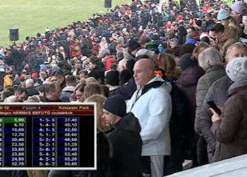 Huge crowd for Ugeto Szilveszter at Kincsem Park