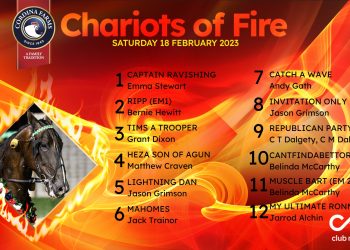 Captain Ravishing draws pole in $250,000 Chariots