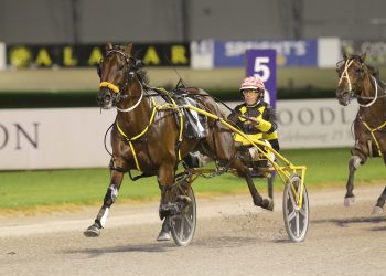 Nicholas Cage plays leading role in blockbuster Founders Cup performance