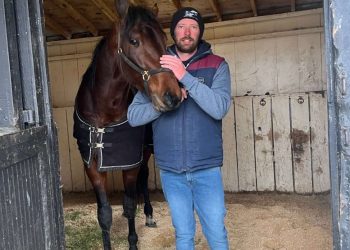 Mitch Barker living the dream in the US