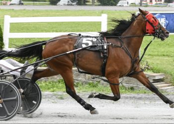 Walter Case, Jr. triples at Bangor Raceway