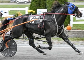 Drew Campbell triples at Bangor Raceway