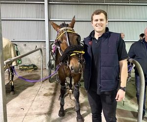 Nathan building his own harness racing dream