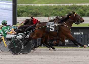 John Dutton rides herd on Open Trot