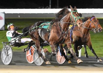 Three-wide move helps take down Open Trot