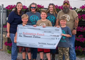 Redemption Ranch receives USHDC donation at Oak Grove