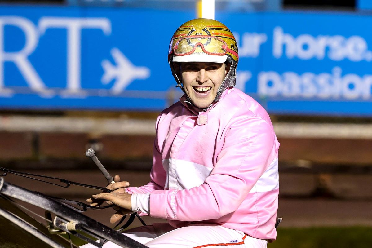 John Morrison, trainer driver of Amistozo (Race Images Photo)