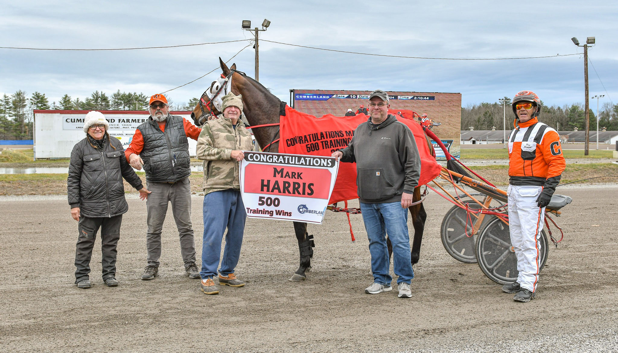 Mark Harris gets his 500th training win