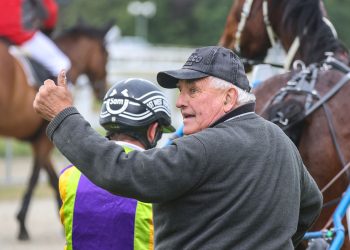 Veteran trainer wins with promising youngster
