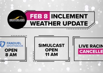 Meadowlands live racing cancelled