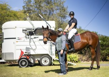 Para-rider powering to success