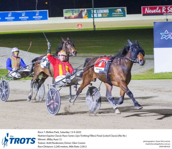 Jilliby Aura looks set for a future following Nutrien 2YO trotters success 1