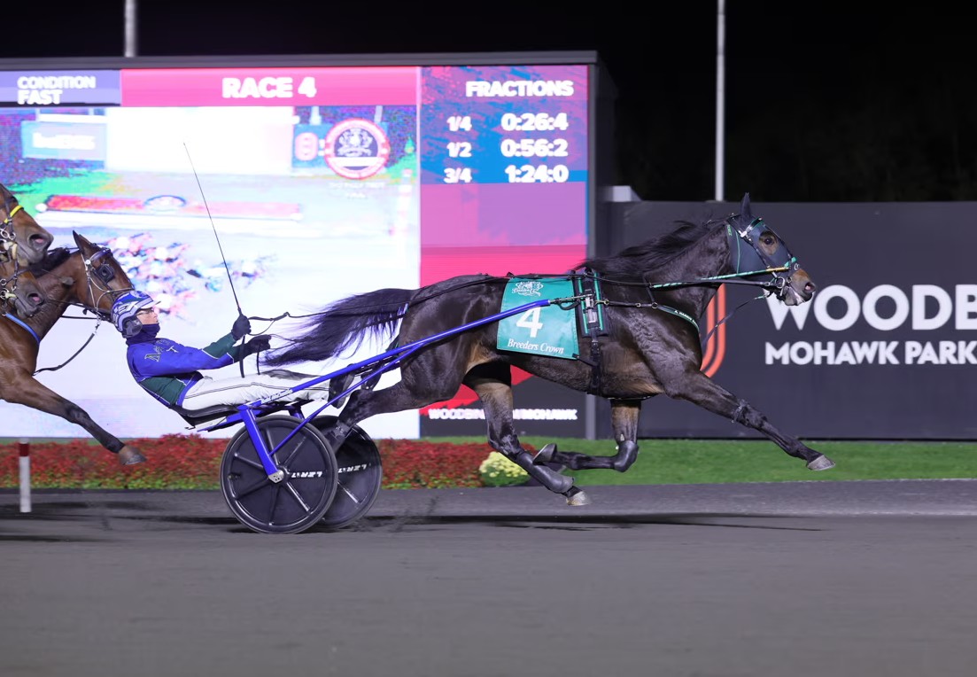 Yo Tillie amazing again winning Breeders Crown Trot 1