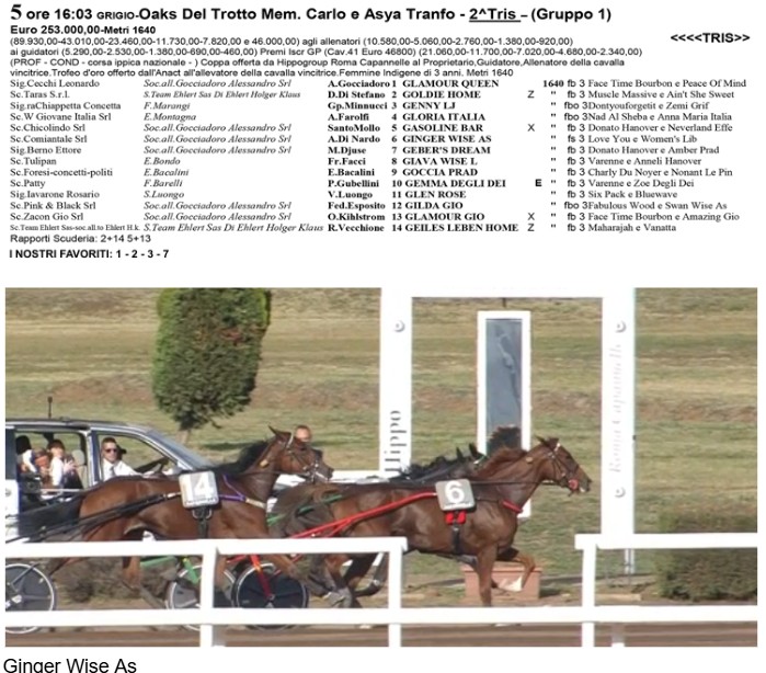 Gabrioz nails 98th Derby Italiano Del Trotto 6