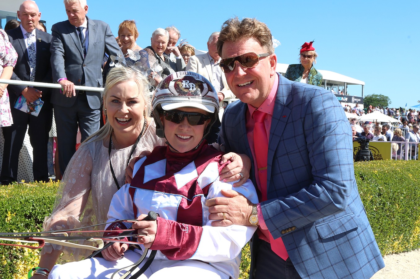 Freeze the frame - Kim wins Group One 3