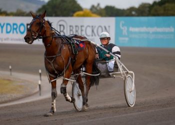 Hibell claims first training win