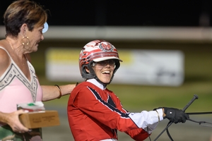 Ashleigh Delosa and Jenny Turnbull after Seasider's victory. Photo by Brett Atkins