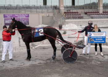 Ronnie Wrenn Jr reached a milestone at Hollywood Casino at The Meadows on Thursday afternoon (February 5), making it to the winners circle for the 9,000th time