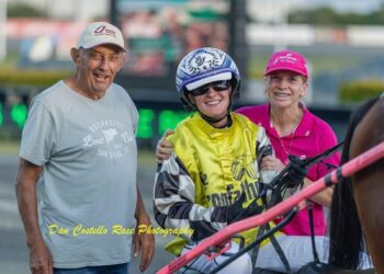 From the salon to the sulky: Lyons makes perfect debut