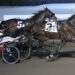 Soho Santorini A and driver Colin Kelly won the Saturday night feature at The Meadowlands  (Lisa Photo)